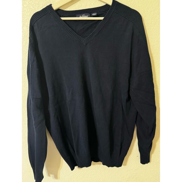 Jack‎ Nicklaus Men's V-Neck Sweater Size Large Dark Gray - Picture 1 of 8